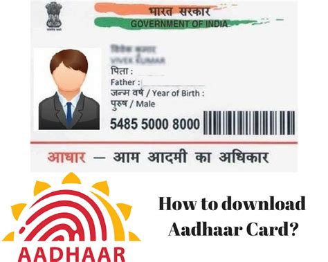 aadhar card smart card download|myaadhaar card download.